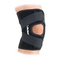 McDavid Classic Logo 4195 CL Level 2 Knee Support / Adjustable / Cross Straps - Black - Large