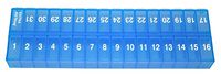 Once-a Day Monthly Pill Organizer Removable Lid for Easy Loading - Large Compartment Pill Box Medications for Entire Month Plus a Compartment for Extra Pills BPA Free Unconditional Guarantee