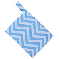 MODAO Reusable Bamboo Cloth Washable Menstrual Pad Mama Sanitary Towel Pad Panty Liner and Pro-Environment Wet Bag (I)