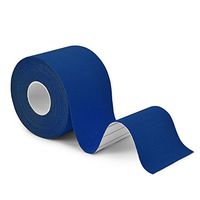 FDA Approved Kinesiology Sports Physiotherapy Tape, Waterproof Muscle Support Adhesive and Physio Therapeutic Aid for Knee, Shoulder, Elbow (Blue)