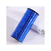 Balloons Ribbons Laser Ribbon for Party Birthday Gifts Packing Wedding Foil Satin Ribbons Accessories,Blue