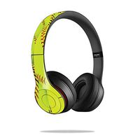 Mightyskins Protective Vinyl Skin Decal Cover Compatible with Dr. Dre Beats Solo2 Headphones wrap Sticker Skins Softball Collection