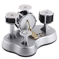Mini Finger Touch Drum Set Kids Music Instrument Toys LED Light Drums Novelty Desktop Decoration