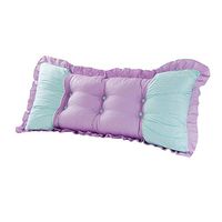 Qi Peng Mat Bedside Cushion - Large Back Cotton Removable and Washable Sofa Pillow Double Pillow Princess Bubble Sofa Cushion (Color : A, Size : 90x52cm)