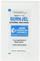 First Aid Only 600U-01 Water-Jel Burn Jel, 1/8 oz Foil Packet (Box of 25)