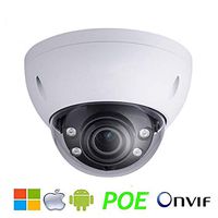 [Hikvision Compatible] Nightking Outdoor Vandalproof 10X Auto Zoom 5MP Security POE IP Dome Camera,Motorized 5~50mm Lens,P2P,100Ft Night Vision,Free App View