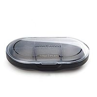 Fantasee Luxury Portable Pill Box Organizer Vitamin Case Container - Non-Toxic BPA Free Gift Packaging Novelty Gift for Business Man/Friends/Family Members (Black)