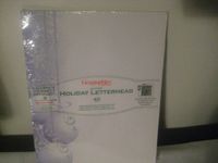 Holiday Letterhead – 40 Sheets of Paper - 8.5"x11"