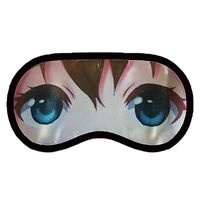 SosoJustgo2 Sleep Mask, Super Smooth Soft Cotton Lining Eye Mask Soft Blindfold Eye Cover for Full Night's Sleep, Travel and Nap with Adjustable Strap(Arknights Amiya)