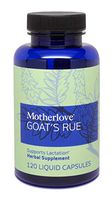 Motherlove Goat’s Rue (120 ct.) Herbal Galactagogue Breastfeeding Supplement to Support Mammary Tissue Development & Milk Supply