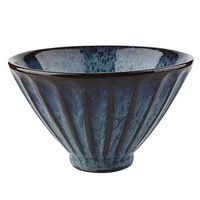 Bowl Cereal Bowl Snack Bowl Japanese Ramen Bowl Creative Salad Bowl Ice Cream Dessert Bowl Household Soup Bowl Ceramic Tableware Household tableware, retro bowl