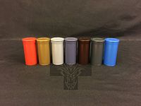 Metallic Mix 19 DRAM Squeezetops POP TOP Bottles Qty Size Count CASE Medical 420 Rx Pharmacy Prescription Crafts Coins Storage Containers Made in USA (900 PCS)