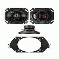 Metra CX-462 4" x 6" 180 Watt Two-Way Coaxial Speaker System with Brackets - Pair