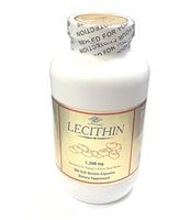 Nu Health Lecithin 1200mg Derived from Natrure's Finest SOYA Beans 300 Soft Gelatin Capsules