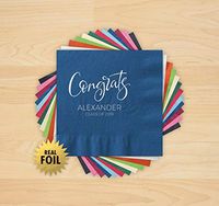 Congrats Grad Foil Napkins - Set of 200-4217_HOL