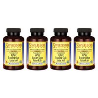Swanson Ajipure Branched-Chain Amino Acids Pharmaceutical Grade 90 Veg Capsules (4 Pack)