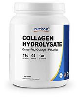 Nutricost Grass-Fed Collagen Powder 1LB (454 G) - Pure Grass Fed Bovine Collagen Hydrolysate (Unflavored) - Collagen Peptides