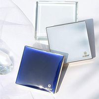 Mini Stylish Portable Contact Lens Travel Case (Lens Casebox+Inserter/Remover+Tweezer with Soft Tip) Suitable for Home and Outdoor Office Party（Crystal White）