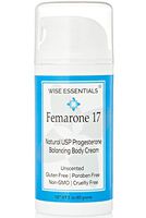 Bio Identical Progesterone Cream Femarone 17 Non GMO Paraben Free Wise Essentials