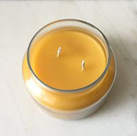 Pure Citronella Beeswax Candle - Bug Repellent - Handmade, 10oz