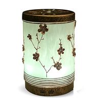 BAIESHIJI Handmade Essential Oil Diffuser, Metal Vintage Oil Diffusers 200ML, Aromatherapy Diffuser with Waterless Auto Shut-Off Protection, Ultrasonic Humidifier Diffuser with Intermittent Mist