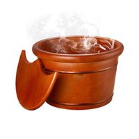 Foot Tub,Foot Bath Barrel,Solid Wood Foot Bath Barrel,Wooden Barrel,Oak Health Footbath,with Lid Thickened Edge Insulation Foot Bath Barrel