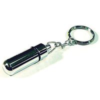 Prestige Import Group - Keyring Bullet Cigar Punch Cutter - Color: Chrome Silver