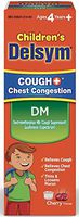 Delsym Children's DM Cough + Chest Congestion Relief Liquid, Cherry, 4oz