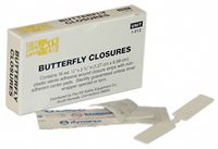 Butterfly Closure, White, Plastic, PK16