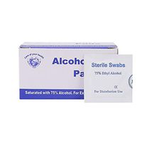 TOYANDONA 200pcs Alcohol Prep Pad Sterile Disposable Disinfection Alcohol Wet Wipes Antiseptic Skin Cleaning Care Alcohol Wet Wipes Sterilization Suitable for All Daily Protection(2 Boxes)