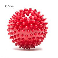 Massage Ball Strengthen acupoint Depth Muscle Relaxation Fitness Rehabilitation Thorn Ball 7.5cm and 9cm 2 Pieces, red
