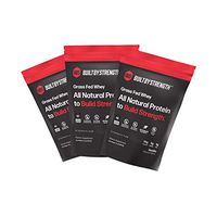 BuiltByStrength 15 Pack Whey Protein Samples - Vanilla Grass Fed NSF Certified All Natural Whey Isolate Protein Powder - Tastes Great, Non GMO and Gluten Free