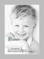 17x24 Gray / TV Grey Custom Mat for Picture Frame with 13x20 opening size (Mat Only, Frame NOT Included)