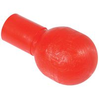 Europa Mushroom Non Rolling Cane Tip - 1-2 inch Red