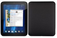 Skinomi TechSkin Black Carbon Fiber Full Body Skin Protector Compatible with HP TouchPad 4G