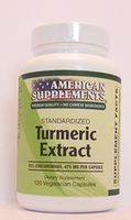 Turmeric Extract 500 MG American Supplements 120 VCaps