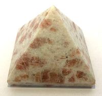 CRYSTALMIRACLE 78 Grams Sunstone Pyramid Crystal Healing Reiki feng Shui Home Office Gift Positive Energy Wellness Peace Meditation Spiritual Health Wealth vaastu Bagua