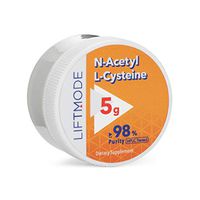 LiftMode NAC (N-Acetyl L-Cysteine) Powder Supplement - Powerful Antioxidant, Boosts Mood, Liver & Kidney Health | Vegetarian, Vegan, Non-GMO, Gluten Free - 5 Grams (8 Servings)