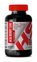 Immune Support Capsules - ACAI Berry 1200 MG - Super ANTIOXIDANT - acai Berry Juice Capsules - 1 Bottle (60 Capsules)