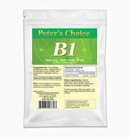 Peter's Choice B1 Tablets Dietary Supplement (B1 500mg, 500 Tablets)