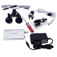 BONEW® Dental 3.5X Surgical Magnifier Medical Binocular Loupes with LED Light Lamps Kit