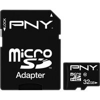 PNY 32 GB microSDHC Flash Memory Card (P-SDU32G10-GE )
