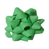 JAM Paper Gift Bows - Large - 7" Diameter - Lime Green - Sold Individually