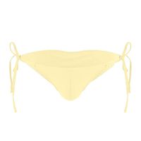 Men's G-String Sexy Adjustable Bikini Drawstring Ties Smooth Briefs Boys Briefs Lingerie Low Rise Thong (Beige)