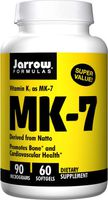 JARROW FORMULAS MK-7 Vitamin K2 Softgels, 90 mcg, 60 CT