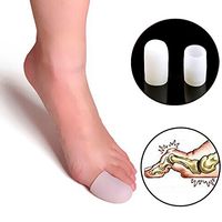 BELONG 1Pair/2pcs Women Silicone Gel Toe Tube Corns Blisters Gel Bunion Toe Finger Protector Foot Support