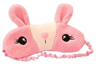 Drasawee Rabbit Plush Ice Bag Stuffed Comfort Eyes Mask Sleeping Mask Pink1#