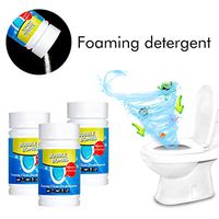 Foaming Clean Deodorization, Powerful Pipe Dredge Deodorant, Sink Dredge Agent for Toilet Washing Machine, Home Cooking, Vanity, Bathtub, Shower, Sewer Drain Outlet (100g, 4 Pack)