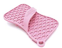 Silicone Sponge and Scrubber Multipurpose Household Kitchen and Bathroom Cleaning – Eco-Friendly, Heat Resistant, Odor and Mildew Free (Pink)