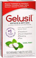 Gelusil Antacid/Anti-Gas Tablets Cool Mint, 100 Tablets (Pack of 10)